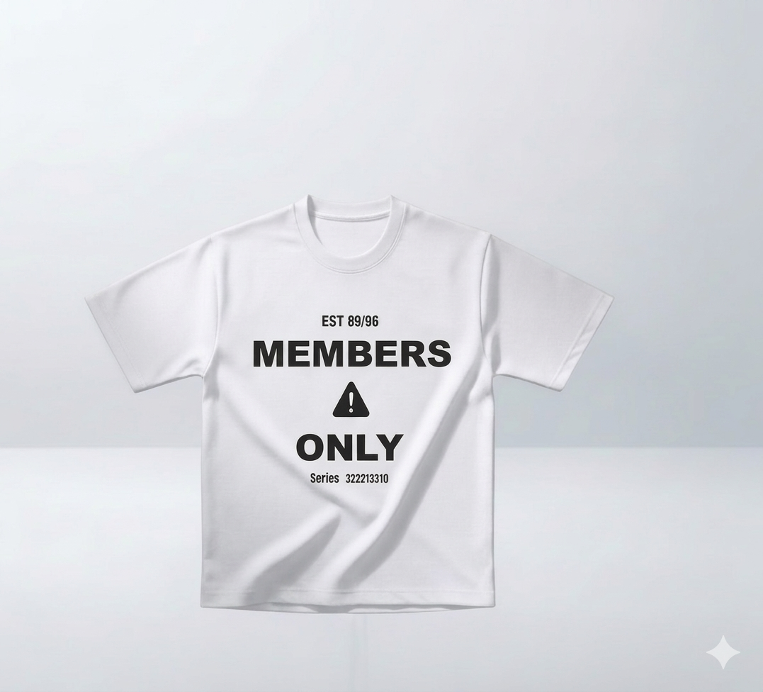 Members Tee White