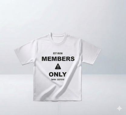 Members Tee White