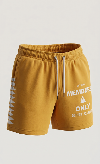 Mellow Yellow "Members" Shorts
