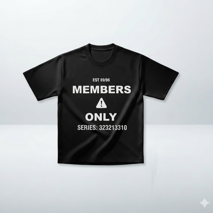 Members Tee Black
