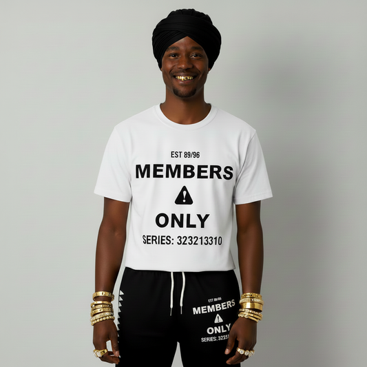 Members Tee White