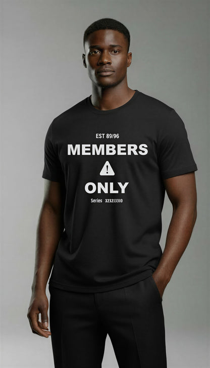 Members Tee Black